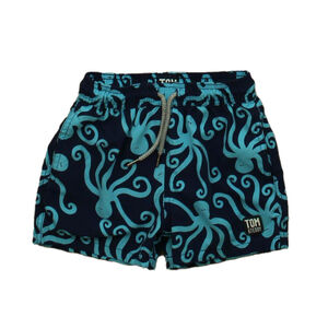 Tom & Teddy Boys Navy | Blue Octopus Trunks size: 3-4T